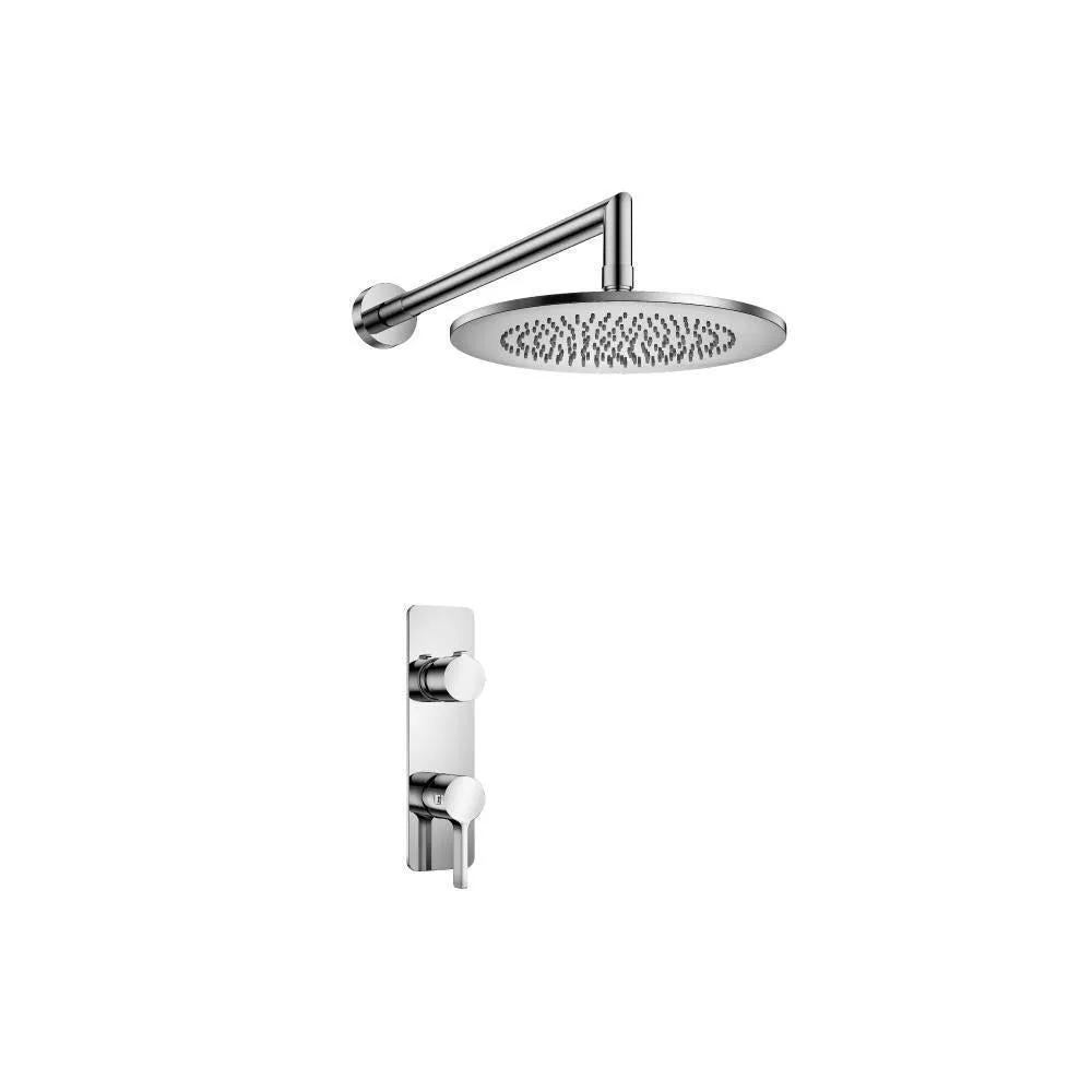 chrome shower set
