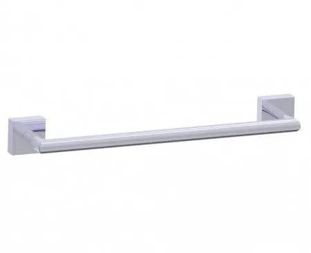 polished chrome towel bar