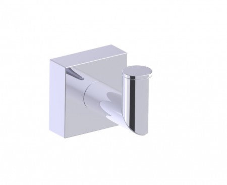 polished chrome robe hook