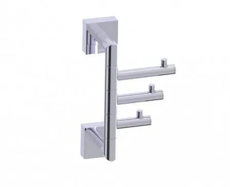 polished chrome robe hook