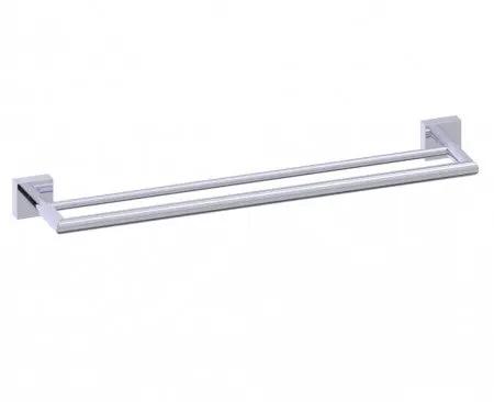 polished chrome towel bar