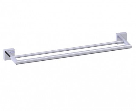 polished chrome towel bar