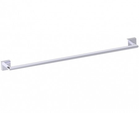 polished chrome towel bar