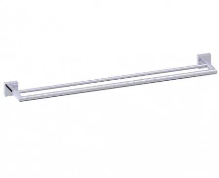 polished chrome towel bar