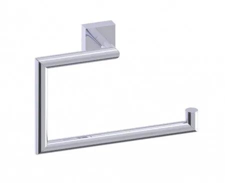 polished chrome towel ring