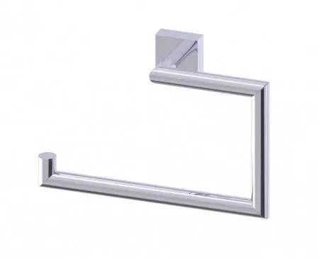 polished chrome towel ring