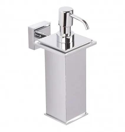 polished chrome soap dispenser