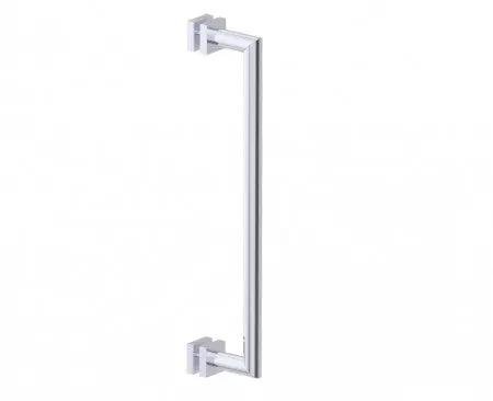 polished chrome door handle