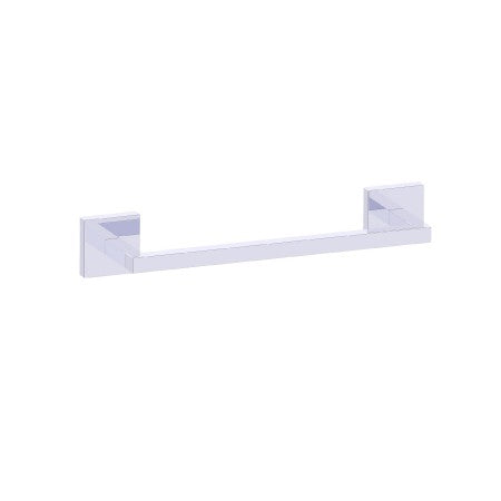 polished chrome towel bar