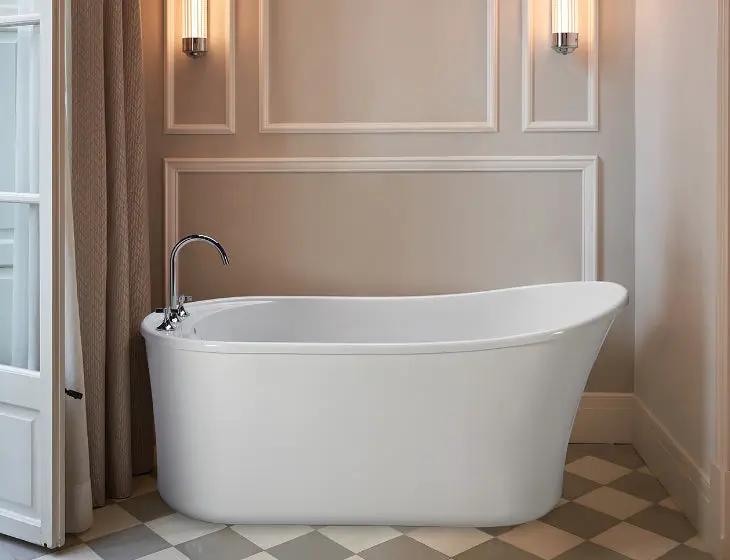 white bathtub