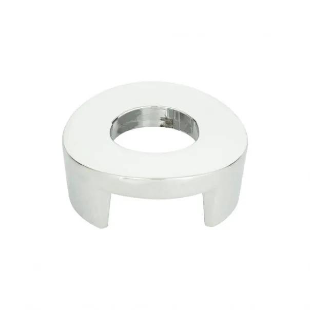 polished chrome knob