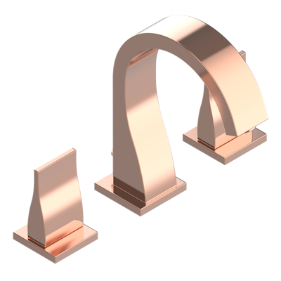 THG Paris Pure Widespread Lavatory Set with Drain by THG Paris