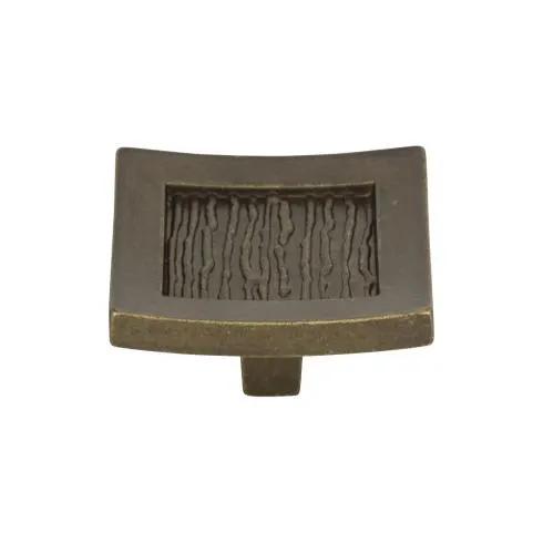 Atlas Primitive Square Knob 1 1/2 Inch by Atlas