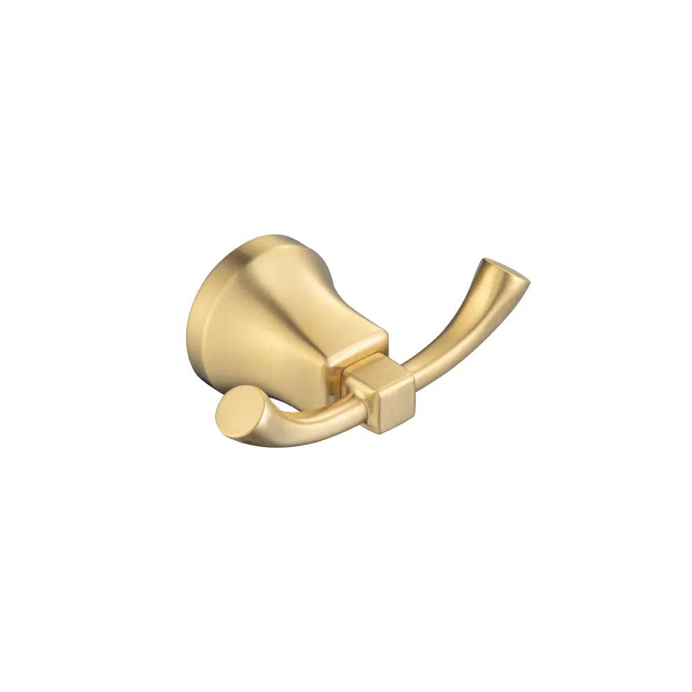 Flusso Serie 270 Brass Bathroom Towel / Robe Hook by Flusso