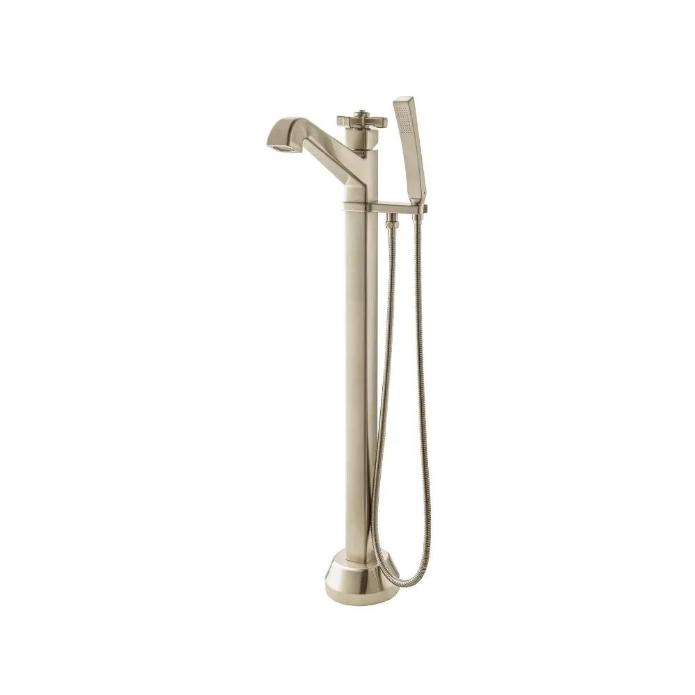 brushed nickel pvd tub filler
