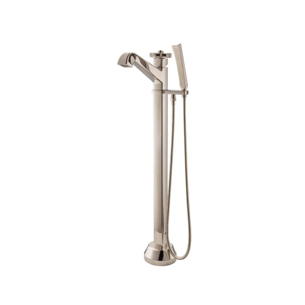 Flusso Serie 270 Freestanding Floor Mount Bathtub / Tub Filler with Hand Shower by Flusso