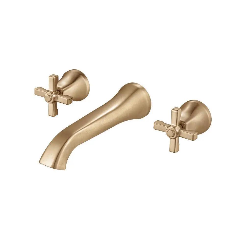 Flusso Serie 270 Two Handle Wall Mounted Tub Filler by Flusso
