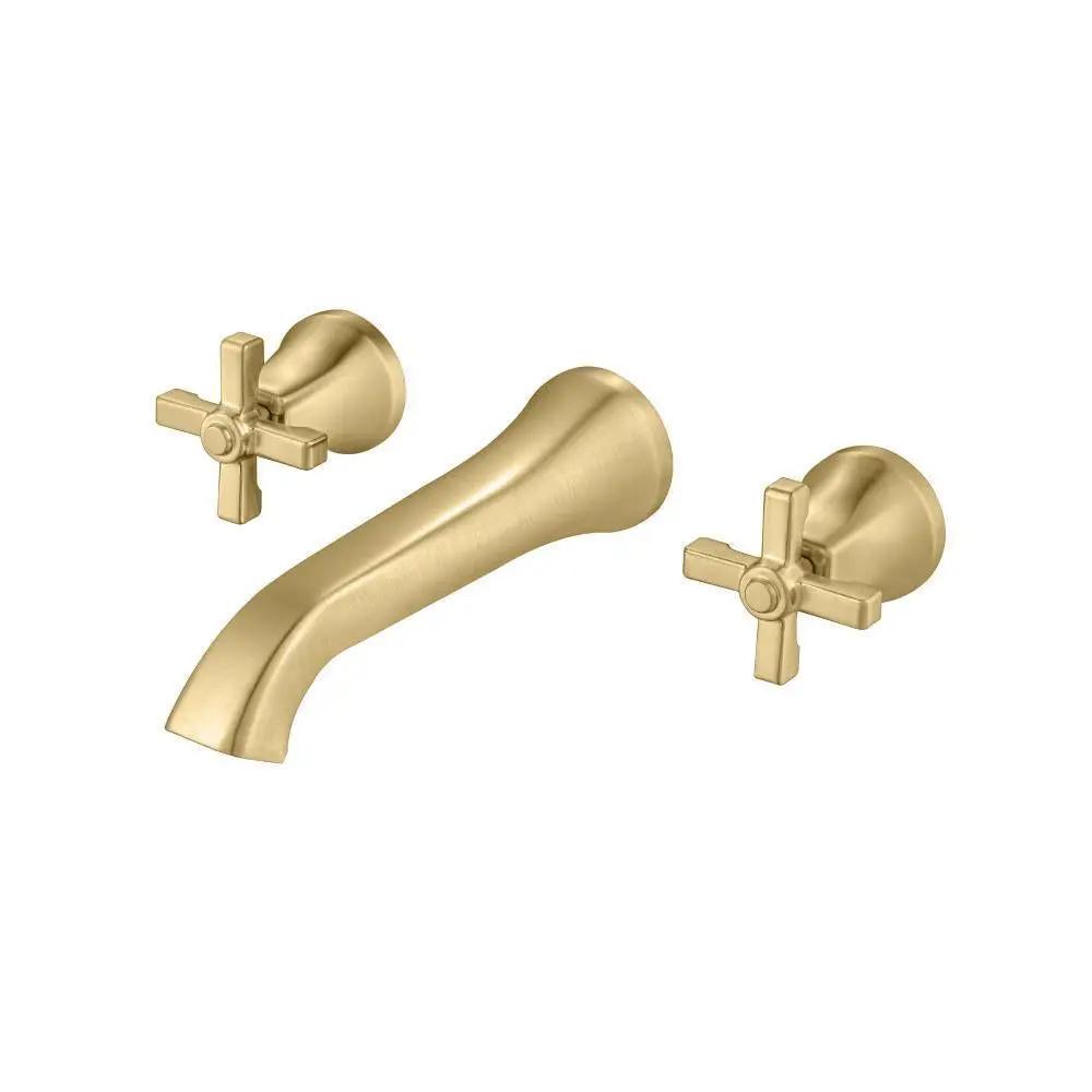 Flusso Serie 270 Two Handle Wall Mounted Bathroom Faucet by Flusso