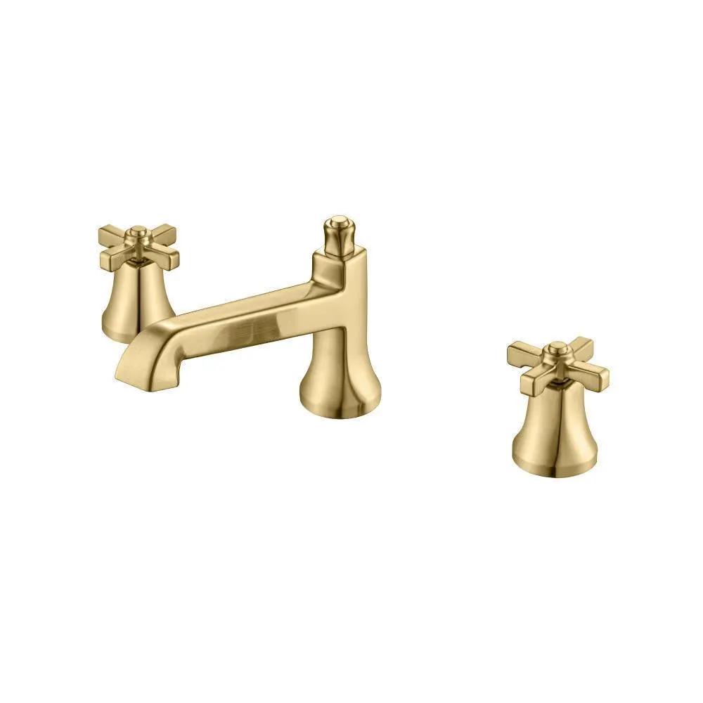 Flusso Serie 270 3 Hole Deck Mount Roman Tub Faucet by Flusso
