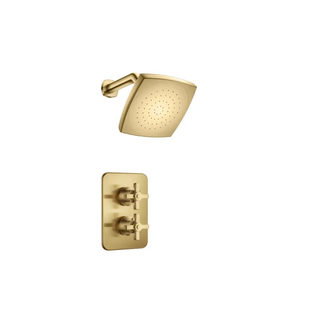 Flusso Serie 270 Single Output Shower Set with Shower Head and Arm by Flusso