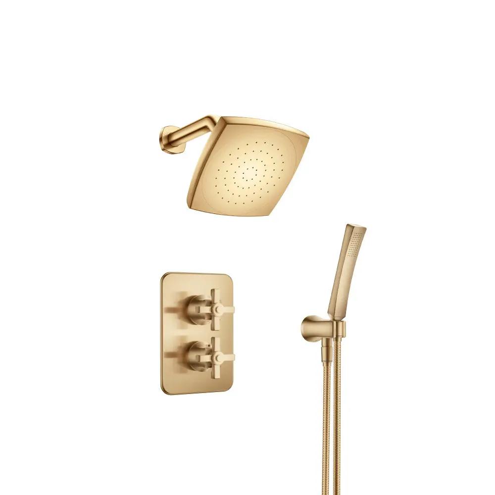 Flusso Serie 270 Single Output Shower Set with Shower Head and Arm by Flusso