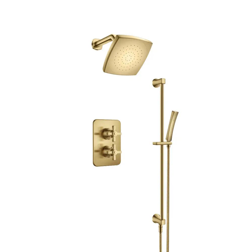 Flusso Serie 270 Two Output Shower Set with Shower Head and Hand Held by Flusso