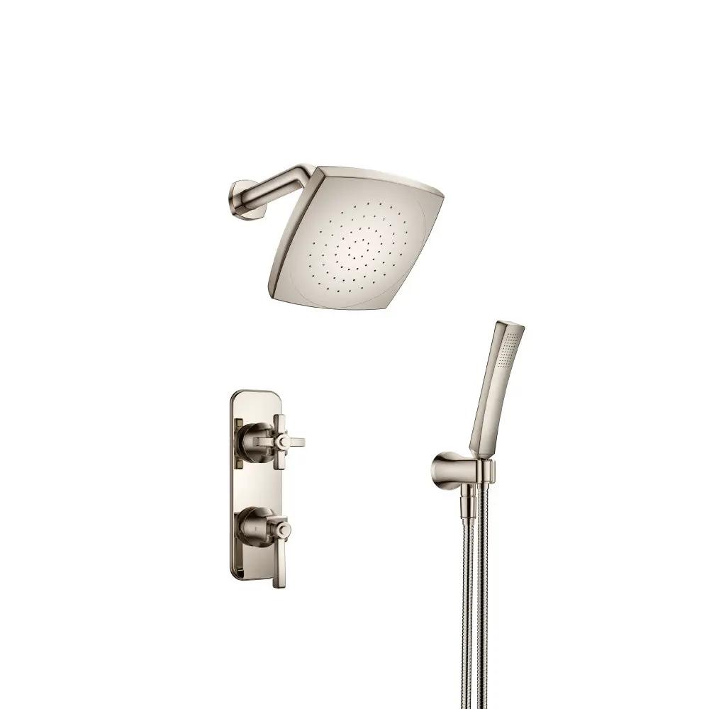 Flusso Serie 270 Two Output Shower Set with Shower Head and Hand Held by Flusso
