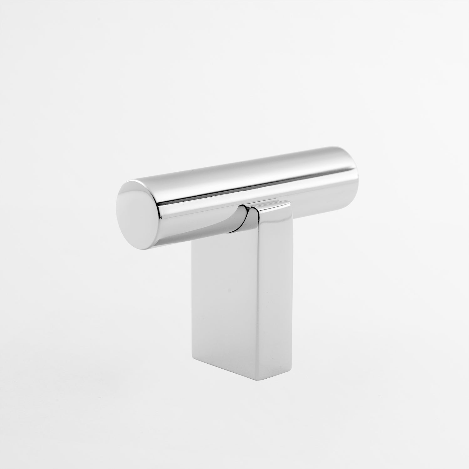 polished chrome knob