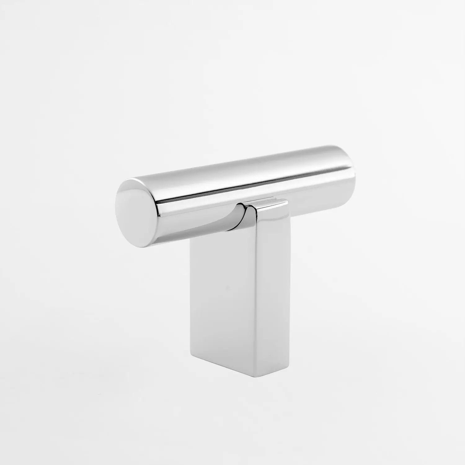 polished chrome knob