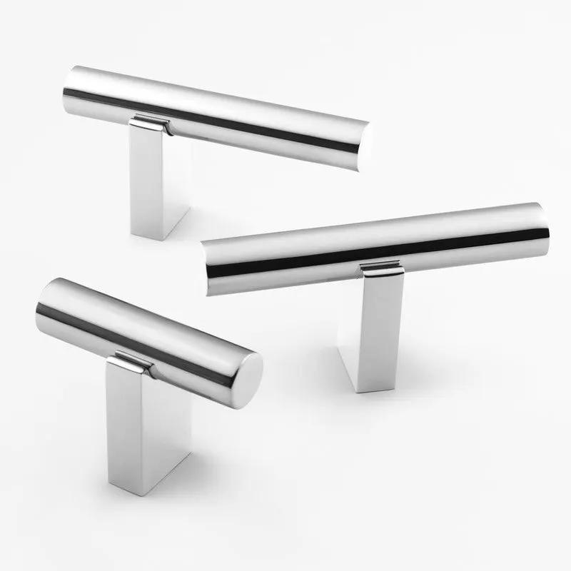 polished chrome knob