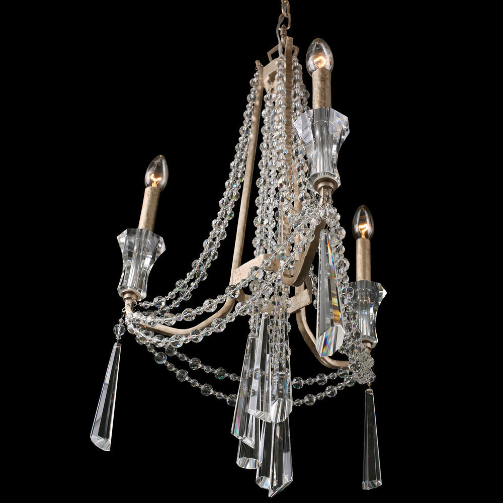 transcend silver chandelier