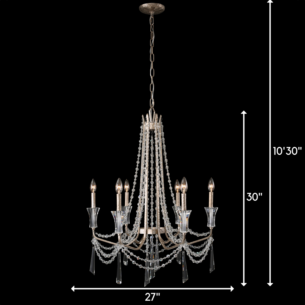 transcend silver chandelier