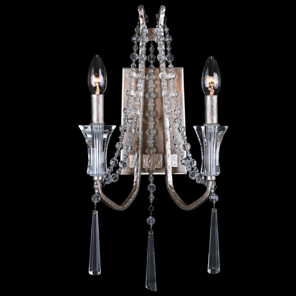 Varaluz Barcelona 2-Light Crystal Wall Sconce
