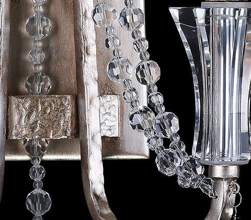 transcend silver wall mount light