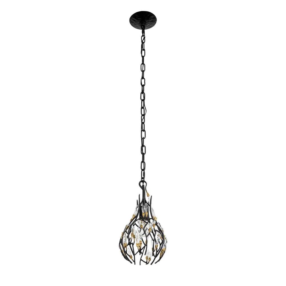 Varaluz Bask 1-Light Crystal Mini Pendant by Varaluz