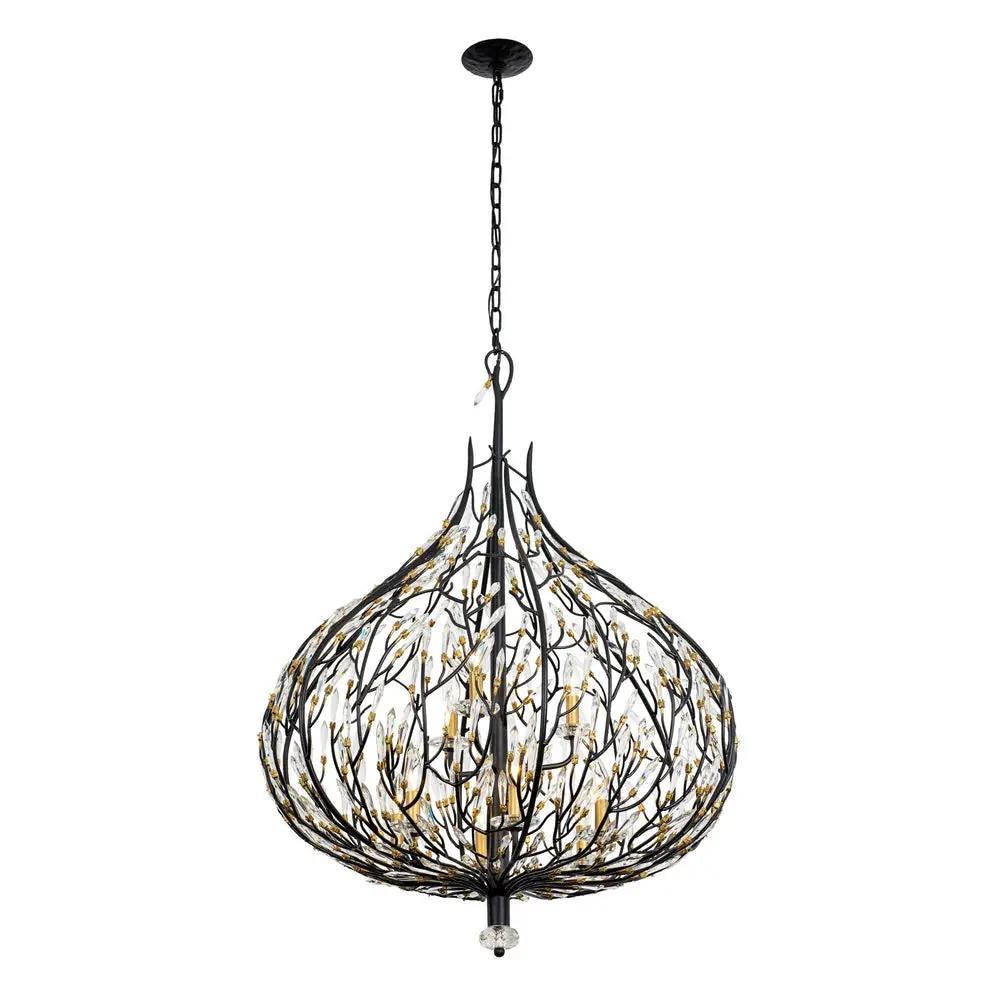 Varaluz Bask 9-Light Crystal Pendant by Varaluz