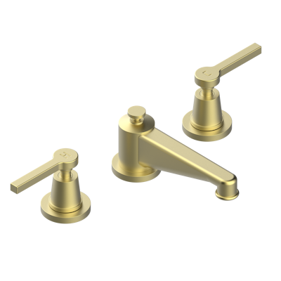 THG Paris Spirit with Lever Handles Widespread Lavatory Set with Drain by THG Paris