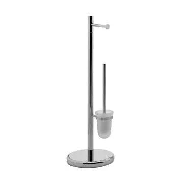 polished chrome toilet paper holder