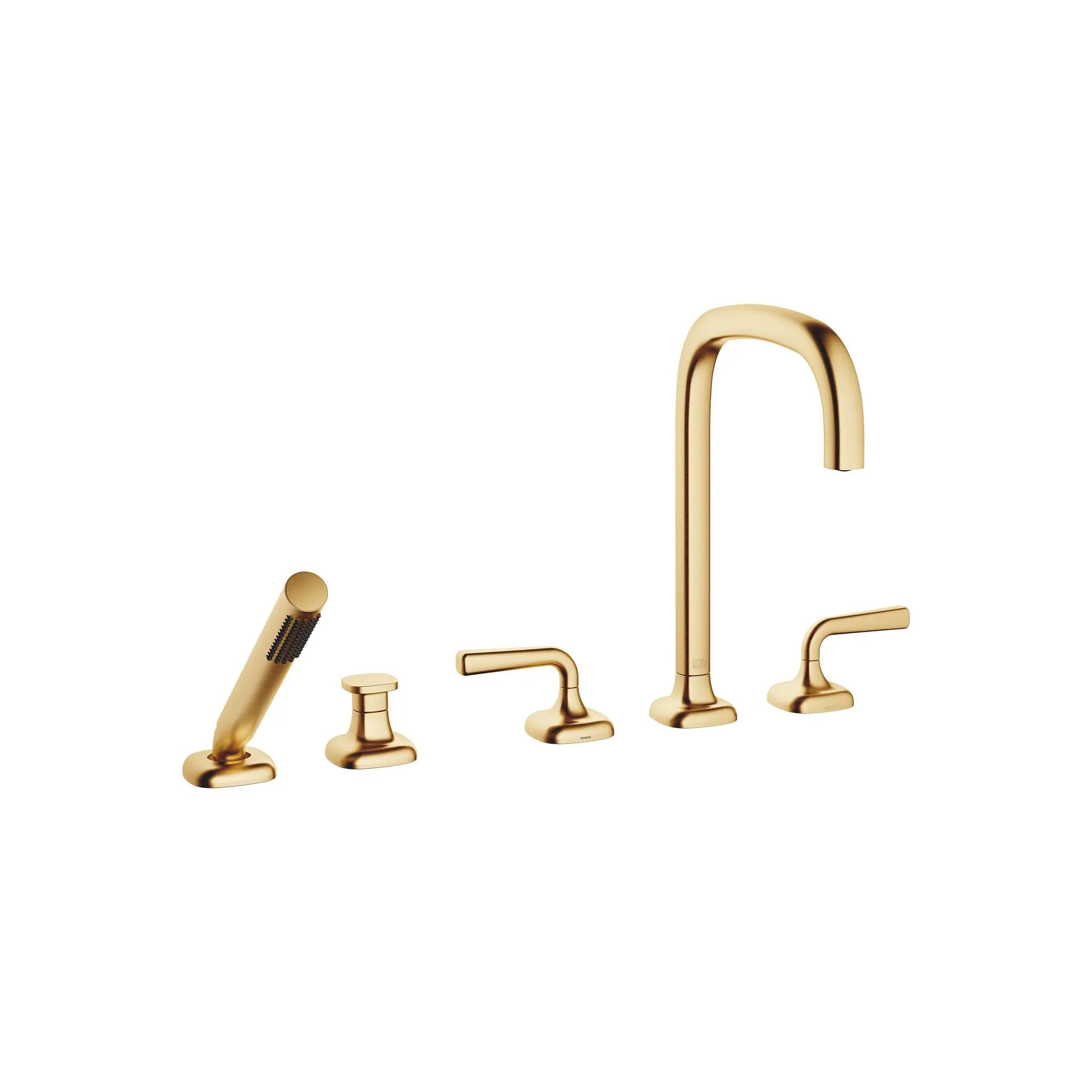 Dornbracht COYA Five Hole Tub Set for Deck-Mounted Tub Installation with Diverter by Dornbracht