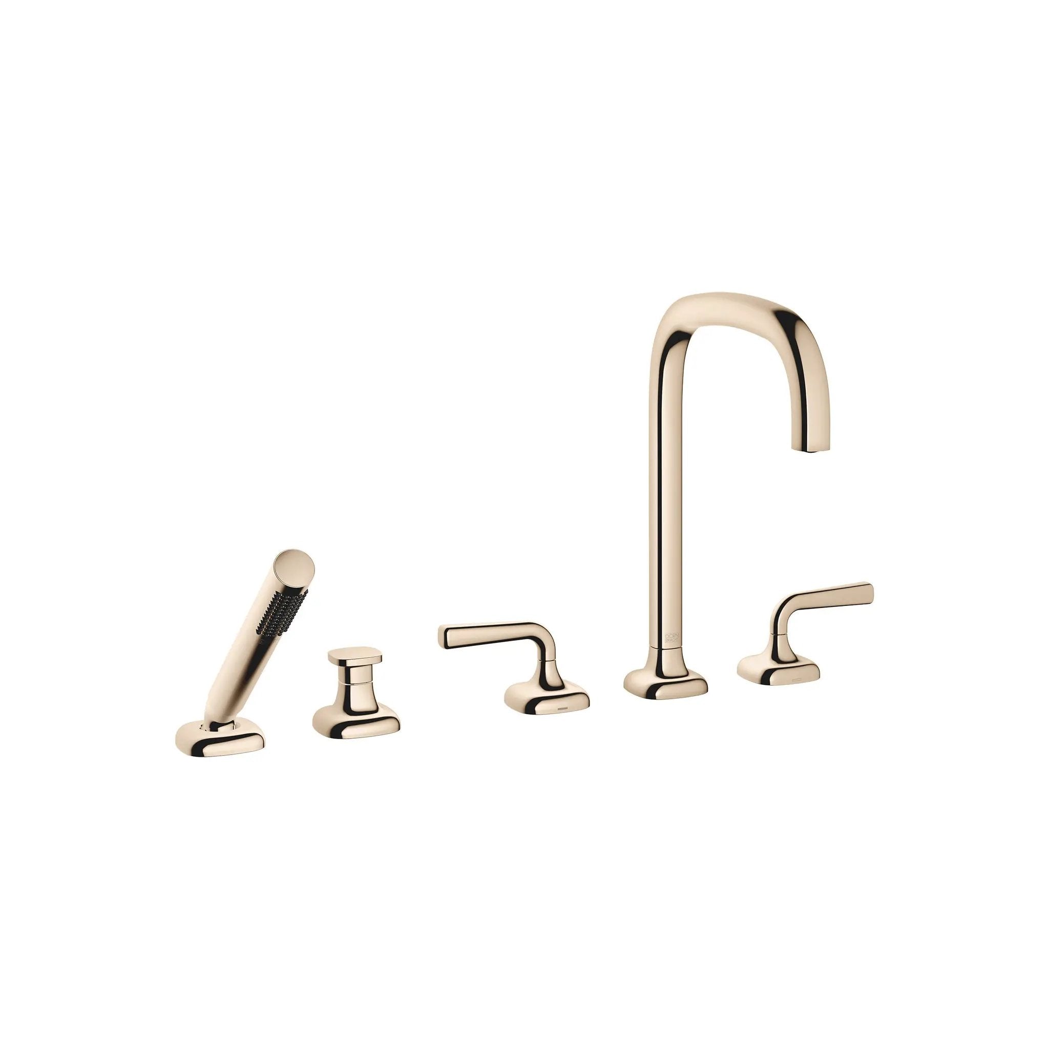 Dornbracht COYA Five Hole Tub Set for Deck-Mounted Tub Installation with Diverter by Dornbracht