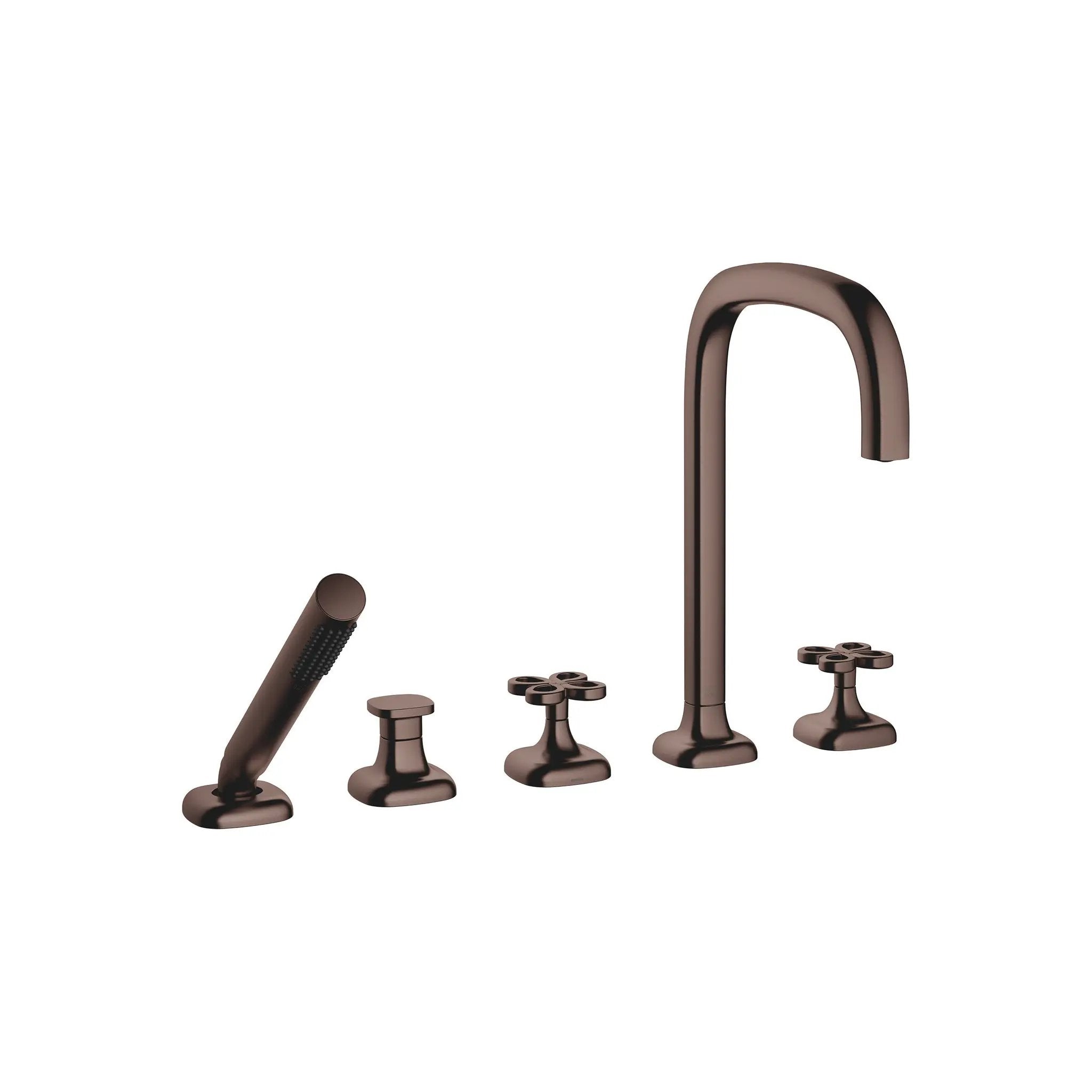 Dornbracht COYA Five Hole Tub Set for Deck-Mounted Tub Installation with Diverter by Dornbracht
