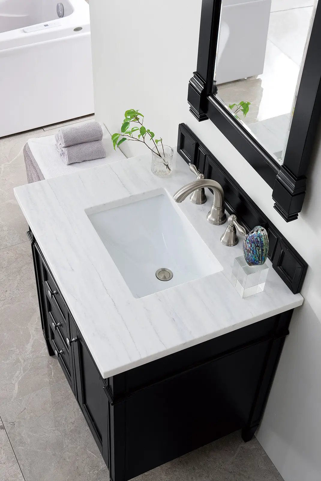 black onyx vanity