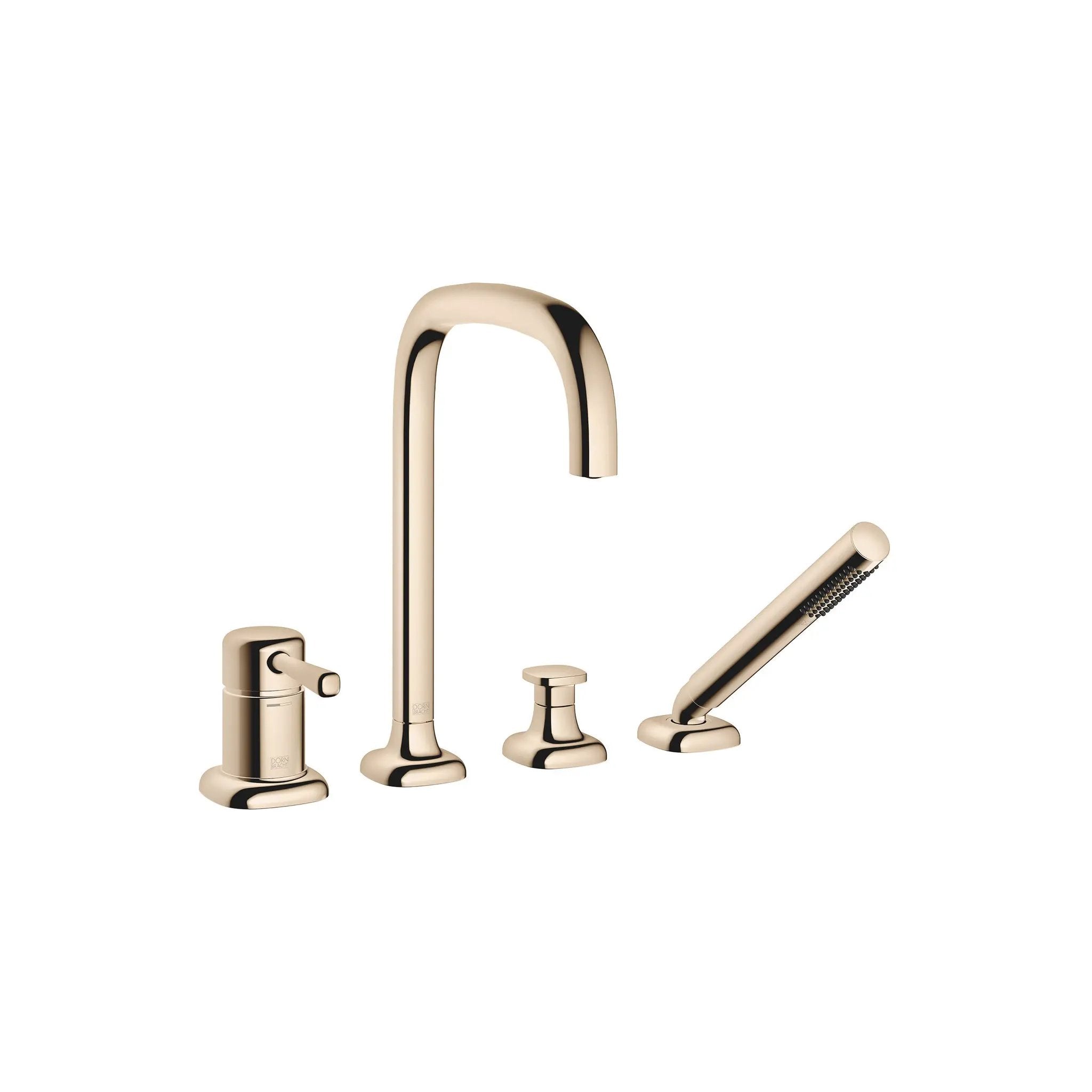 Dornbracht COYA Deck-Mounted Tub Mixer, with Hand Shower Set for Deck-Mounted Tub Installation by Dornbracht