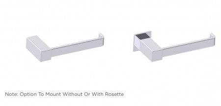 polished chrome tissue holder