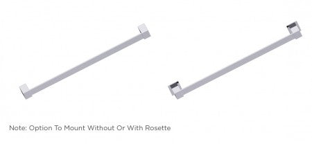 polished chrome towel bar