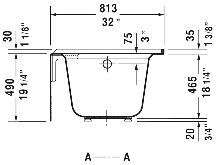 white bathtub