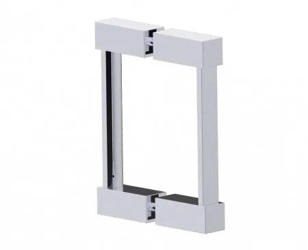 polished chrome door handle