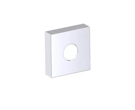 polished chrome large rosette