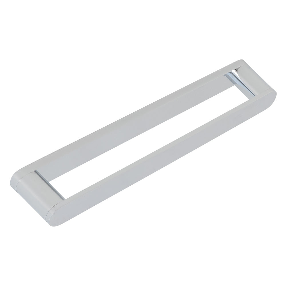 polished chrome towel bar