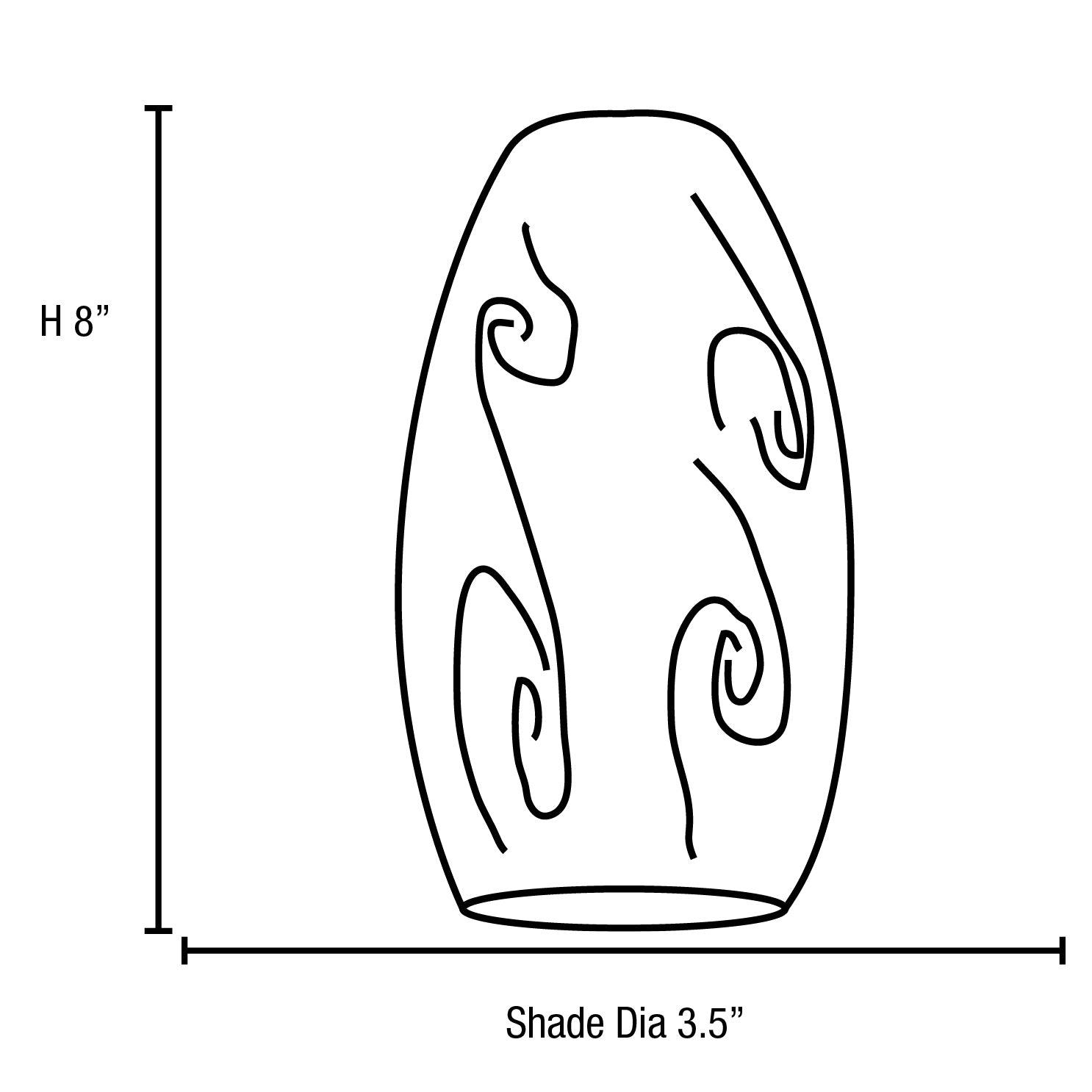 brushed steel pendant